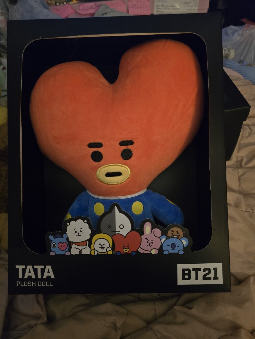 BT21 BTS Tata V Standing Plush Doll